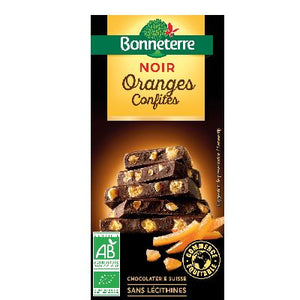 Chocolat Noir Oranges Confites 100 G De Suisse