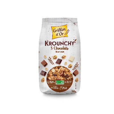 Krounchy 3 Chocolats 500 G