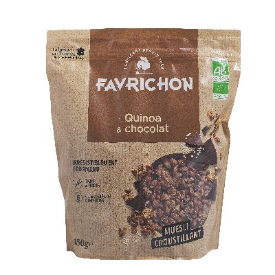 Muesli Croustillant Quinoa Chocolat 450g