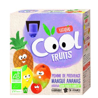 Cool Fruits Pom/Mangue/Ananas 4x90g